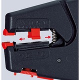 KNIPEX 12 40 200 pinza spellacavi Nero, Pinza stripper Isolante di protezione, 202 g, Nero