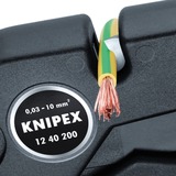 KNIPEX 12 40 200 pinza spellacavi Nero, Pinza stripper Isolante di protezione, 202 g, Nero