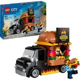 LEGO City 60404 Furgone degli Hamburger Giocattolo, Veicolo per Bambini da 5+, Camion Food Truck con Accessori e 2 Minifigure, Giochi di costruzione Veicolo per Bambini da 5+, Camion Food Truck con Accessori e 2 Minifigure, Set da costruzione, 5 anno/i, Plastica, 194 pz, 372 g