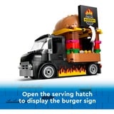 LEGO City 60404 Furgone degli Hamburger Giocattolo, Veicolo per Bambini da 5+, Camion Food Truck con Accessori e 2 Minifigure, Giochi di costruzione Veicolo per Bambini da 5+, Camion Food Truck con Accessori e 2 Minifigure, Set da costruzione, 5 anno/i, Plastica, 194 pz, 372 g