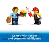 LEGO City 60404 Furgone degli Hamburger Giocattolo, Veicolo per Bambini da 5+, Camion Food Truck con Accessori e 2 Minifigure, Giochi di costruzione Veicolo per Bambini da 5+, Camion Food Truck con Accessori e 2 Minifigure, Set da costruzione, 5 anno/i, Plastica, 194 pz, 372 g