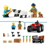 LEGO City Trattore agricolo rosso con rimorchio e pecore, Giochi di costruzione Set da costruzione, 4 anno/i, Plastica, 116 pz, 260 g