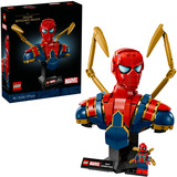 LEGO | Marvel 76326 Busto di Iron Spider-Man, Modello da Esposizione per Adulti con Minifigure del Supereroe, Regalo da Collezione, Giochi di costruzione Modello da Esposizione per Adulti con Minifigure del Supereroe, Regalo da Collezione, Set da costruzione, 18 anno/i, Plastica, 379 pz, 437 g