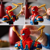 LEGO | Marvel 76326 Busto di Iron Spider-Man, Modello da Esposizione per Adulti con Minifigure del Supereroe da Collezione, Giochi di costruzione Modello da Esposizione per Adulti con Minifigure del Supereroe da Collezione, Set da costruzione, 18 anno/i, Plastica, 379 pz, 437 g
