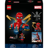 LEGO | Marvel 76326 Busto di Iron Spider-Man, Modello da Esposizione per Adulti con Minifigure del Supereroe da Collezione, Giochi di costruzione Modello da Esposizione per Adulti con Minifigure del Supereroe da Collezione, Set da costruzione, 18 anno/i, Plastica, 379 pz, 437 g