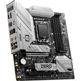 MSI B760M Ptoject Zero Intel B760 LGA 1700 micro ATX, Scheda madre Intel, LGA 1700, Intel® Celeron®, Intel® Pentium® Gold, LGA 1700, DDR5-SDRAM, 256 GB