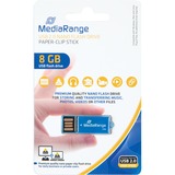 MediaRange USB Nano 8 GB blu