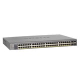 Netgear GS752TPP Gestito L2/L3/L4 Gigabit Ethernet (10/100/1000) Supporto Power over Ethernet (PoE) Grigio, Interruttore Gestito, L2/L3/L4, Gigabit Ethernet (10/100/1000), Supporto Power over Ethernet (PoE), Montaggio rack