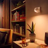 Philips Hue White Ambiance Buckram Einzelspot, Lampada bianco