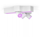 Philips Hue White & Color Ambiance CentrisCross Spot da soffitto 3 pezzi, Luce LED bianco