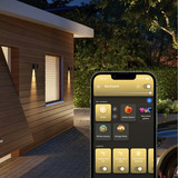 Philips Hue White & Color Ambiance Resonate Lampada da parete, Luce LED Nero