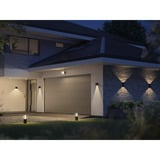 Philips Hue White & Color Ambiance Resonate Lampada da parete, Luce LED Nero