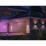Philips Hue White & Color Ambiance Resonate Lampada da parete, Luce LED Nero