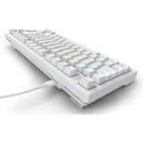 Sharkoon SKILLER SGK25, Tastiera da gioco bianco