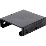 SilverStone SDP10 Gabbia HDD, Telaio di montaggio Nero, Gabbia HDD, Acciaio, Nero, 13,3 cm (5.25"), 148 mm, 152,8 mm, Vendita al dettaglio