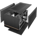 SilverStone SUGO 14 Cubo Nero Nero, Cubo, PC, Nero, Mini-DTX, Mini-ITX, Plastica, Acciaio, 24 cm