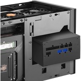 SilverStone SUGO 14 Cubo Nero Nero, Cubo, PC, Nero, Mini-DTX, Mini-ITX, Plastica, Acciaio, 24 cm