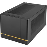 SilverStone SUGO 14 Cubo Nero Nero, Cubo, PC, Nero, Mini-DTX, Mini-ITX, Plastica, Acciaio, 24 cm