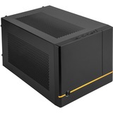 SilverStone SUGO 14 Cubo Nero, Chassis Tower Nero, Cubo, PC, Nero, Mini-DTX, Mini-ITX, Plastica, Acciaio, 24 cm