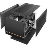 SilverStone SUGO 14 Cubo Nero, Chassis Tower Nero, Cubo, PC, Nero, Mini-DTX, Mini-ITX, Plastica, Acciaio, 24 cm