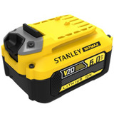 Stanley FATMAX V20 Batteria agli ioni di litio, 18 Volt 6,0 Ah giallo/Nero