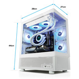 Thermaltake PC-000091-DE, PC Gaming bianco