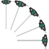 Wera 454/5 HF SHK Set 1 Cacciavite a impugnatura trasversale, 5 pezzi Nero/Verde