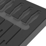 Wera 9811 Inserto in schiuma per set di cacciaviti VDE 1, vuoto, Deposito Nero/grigio