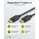 goobay Cavo DisplayPort 1.4 Spina > Spina DisplayPort Nero