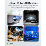 goobay Cavo DisplayPort 1.4 Spina > Spina DisplayPort Nero