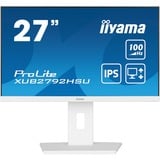 iiyama ProLite XUB2792HSU-W6 LED display 68,6 cm (27") 1920 x 1080 Pixel Full HD Bianco, Monitor LED bianco (matto), 68,6 cm (27"), 1920 x 1080 Pixel, Full HD, LED, 0,4 ms, Bianco