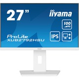 iiyama ProLite XUB2792HSU-W6 Monitor PC 68,6 cm (27") 1920 x 1080 Pixel Full HD LED Bianco, Monitor LED bianco (matto), 68,6 cm (27"), 1920 x 1080 Pixel, Full HD, LED, 0,4 ms, Bianco
