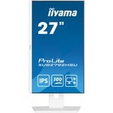 iiyama ProLite XUB2792HSU-W6 Monitor PC 68,6 cm (27") 1920 x 1080 Pixel Full HD LED Bianco, Monitor LED bianco (matto), 68,6 cm (27"), 1920 x 1080 Pixel, Full HD, LED, 0,4 ms, Bianco