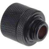 Alphacool HF 16/10 Anschraubtülle G1/4 - Deep Black Sixpack, Connessione Nero