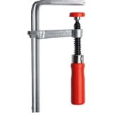 BESSEY morsetto da tavolo in acciaio pieno GTR12 argento/Rosso