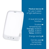 Beurer 10065, Terapia della luce bianco