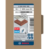 Bosch 2 608 690 168 punta per fresa 1 pz, Scalpello 400 mm, 1 pz