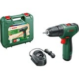 Bosch EasyDrill 1200 1500 Giri/min Senza chiave 940 g Nero, Verde, Trapano avvitatore verde/Nero, Trapano con impugnatura a pistola, Senza chiave, Nero, Verde, 1 cm, 1500 Giri/min, 2 cm