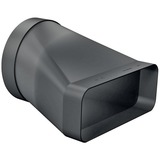 Bosch HEZ9VDSI0 accessorio per cappa, Tubo Nero, Nero, 222 mm, 89 mm, 1 pz