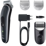 Braun BodyGroomer 5 BG5340 Rifinitore Corpo Nero/Bianco, Bagnato e secco, CA/Batteria, Nero, Argento