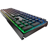 CHERRY MX 3.0S RGB tastiera USB QWERTZ Tedesco Nero Nero, Full-size (100%), USB, Interruttore a chiave meccanica, QWERTZ, LED RGB, Nero