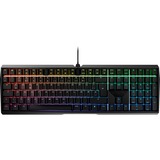 CHERRY MX 3.0S RGB tastiera USB QWERTZ Tedesco Nero, Tastiera da gioco Nero, Full-size (100%), USB, Interruttore a chiave meccanica, QWERTZ, LED RGB, Nero