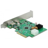 DeLOCK 89001 scheda di interfaccia e adattatore Interno PCIe, SFP+ PCIe, PCIe, SFP+, A basso profilo, PCIe 3.0, Grigio, PC