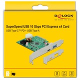 DeLOCK 89001 scheda di interfaccia e adattatore Interno PCIe, SFP+ PCIe, PCIe, SFP+, A basso profilo, PCIe 3.0, Grigio, PC