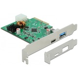 DeLOCK 89001 scheda di interfaccia e adattatore Interno PCIe, SFP+, Controller USB PCIe, PCIe, SFP+, A basso profilo, PCIe 3.0, Grigio, PC