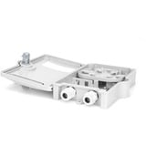 Digitus Box di distribuzione FTTH per esterni 2SC/Simplex, LC/Duplex, Supporto bianco