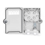 Digitus Box di distribuzione FTTH per esterni 2SC/Simplex, LC/Duplex, Supporto bianco