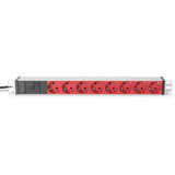 Digitus DN-95410-R, Ciabatta rosso/alluminio