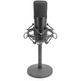 Digitus Microfono a condensatore USB, studio Nero