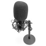 Digitus Microfono a condensatore USB, studio Nero